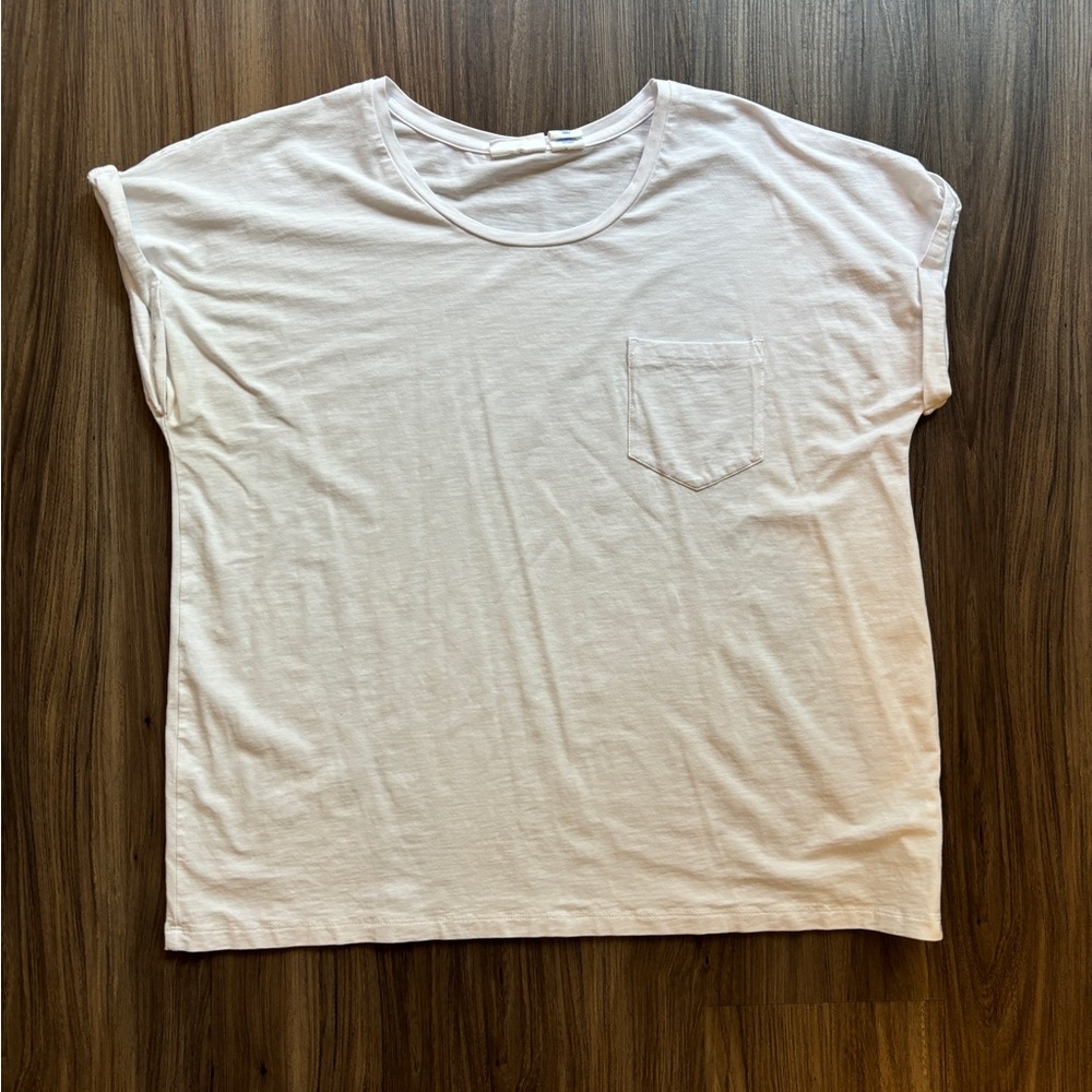 Sigrid Olsen White Tee Size XL